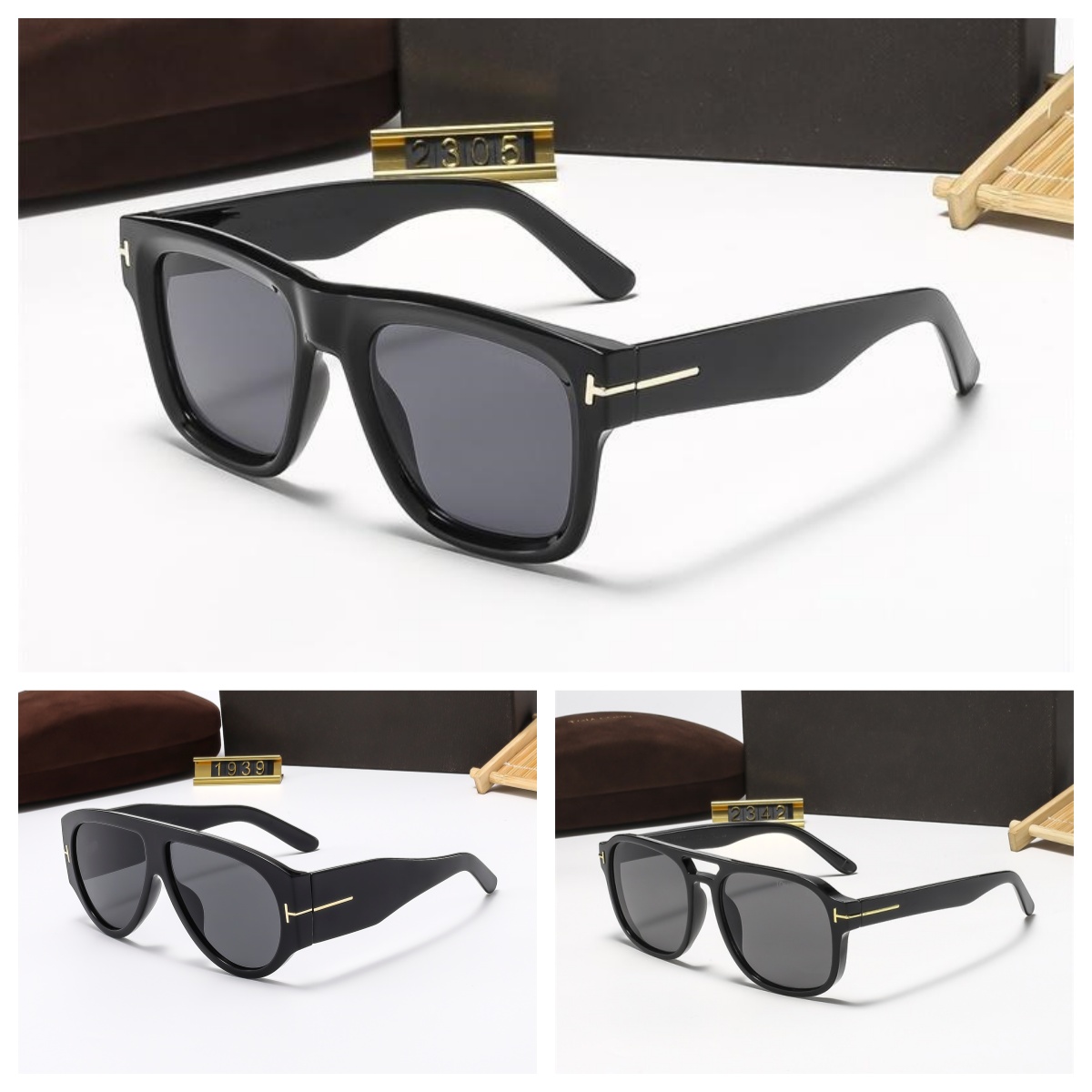 Luxury designer sunglasses womens sunglasses Oversized Retro Sunglasses Womens Mens 70s Classic Vintage Sun Glasses AR82227