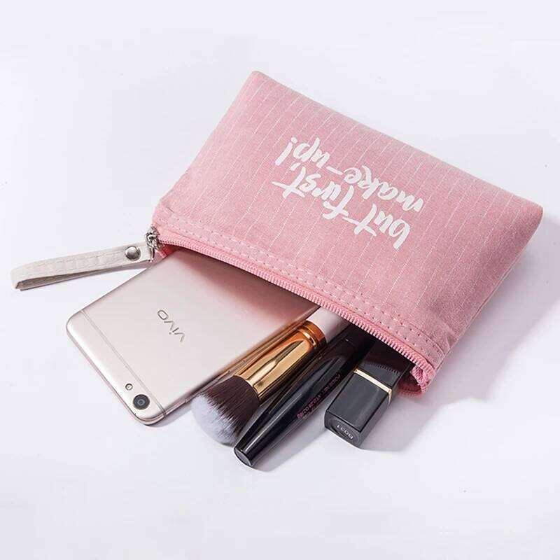 Makeup Storage Bag Zip Lock Organizer Cosmetic Travel Women's Outdoor Coin Purse Y260206