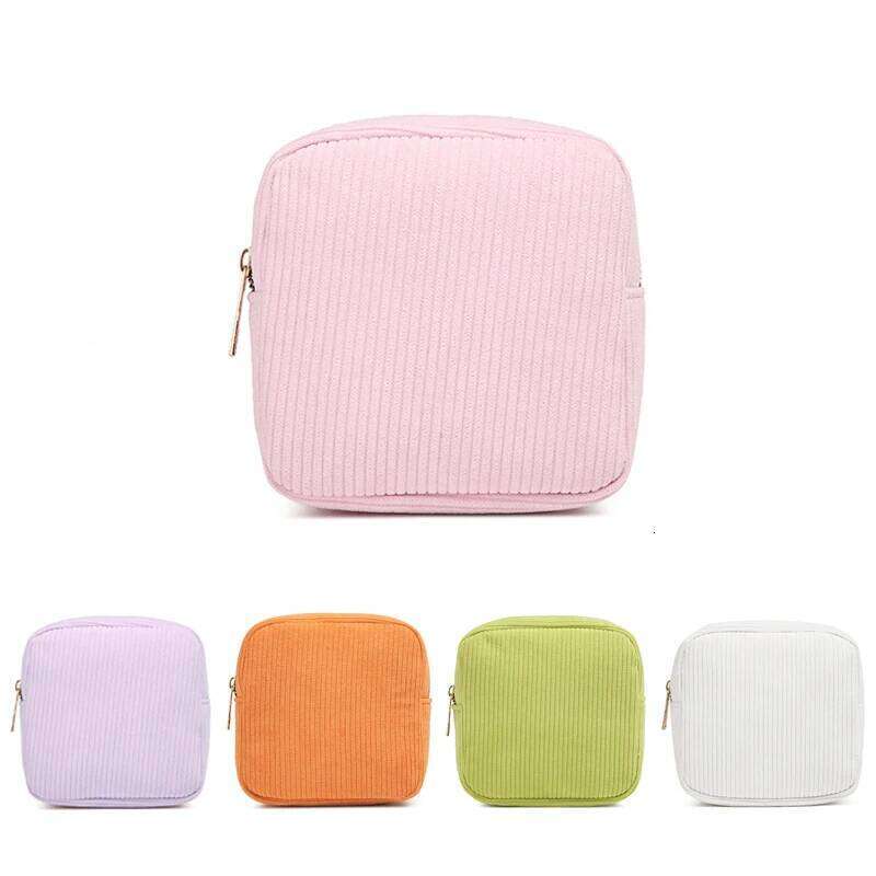 Ins fashion Plush Mini Cosmetic Storage Pouch Women Portable Makeup Lipstick Sanitary Napkins Travel Organizer Bags Small Bag Y260206