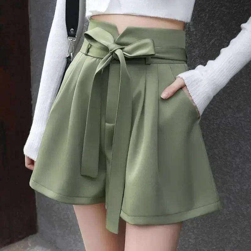 Korean Style Shorts for Women New in High Waist Short Pants Female Fashion Clothing 2025 Summer Wholesale Offer Original Hot XXL XJ260206