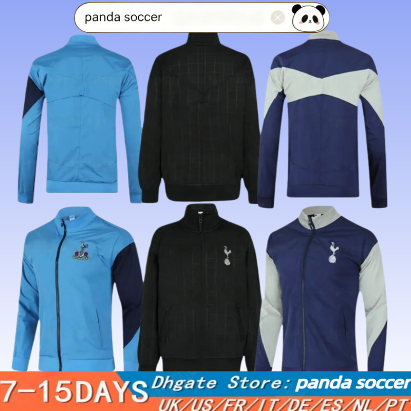 2026 Tottenham Windbreaker long training suit kit uniform adult 25/26 sweatshirt Sweater sets men Tottenham jacket Tottenham trench coat
