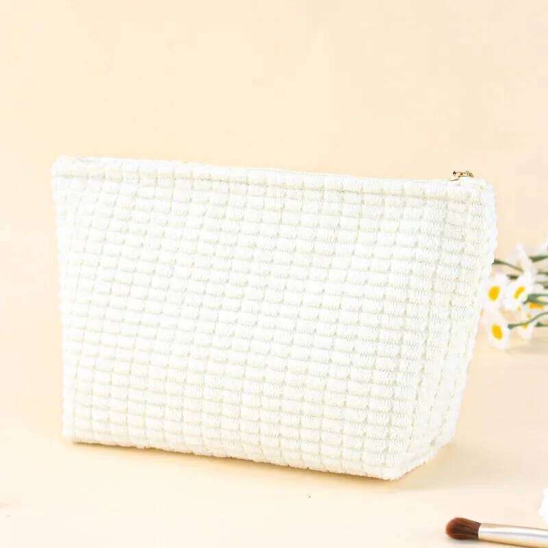 New corduroy high-value minimalist makeup large capacity handheld toiletry bag, travel storage bag MS03 Y260206