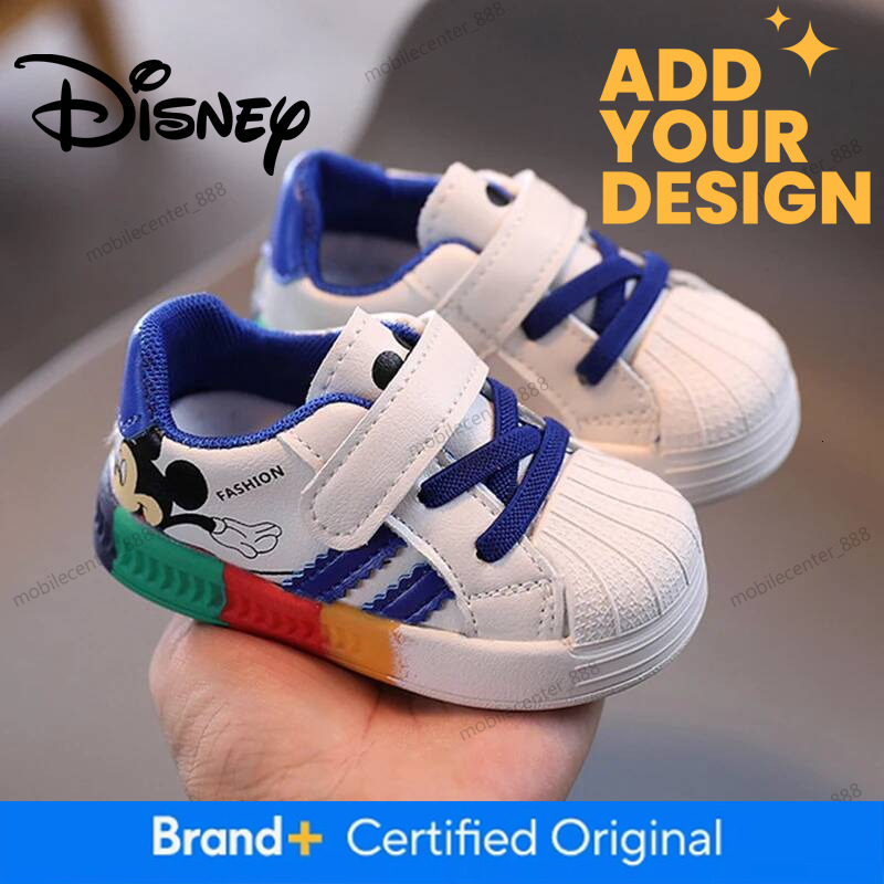 Cartoon Mickey Children Shoes For Boys Girls Sport Sneakers Kids Leisure Autumn Casual Shoes Breathable Running Toddler