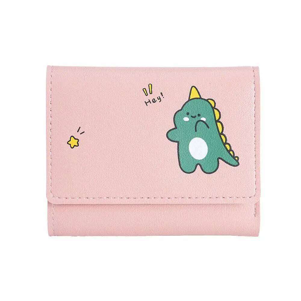 Cute Bow Wallet Women Sweet Pink Color Style Floral Purse Holder For Girl Portable Travel Cash Coin Photo Card Bag Y260206