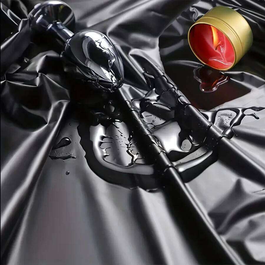 Waterproof Bed Sheet, Black Adult Washable Bedding Protection, Passion Sheets for Couples, Liquid Proof Fitted Mattress Cover XJ260206