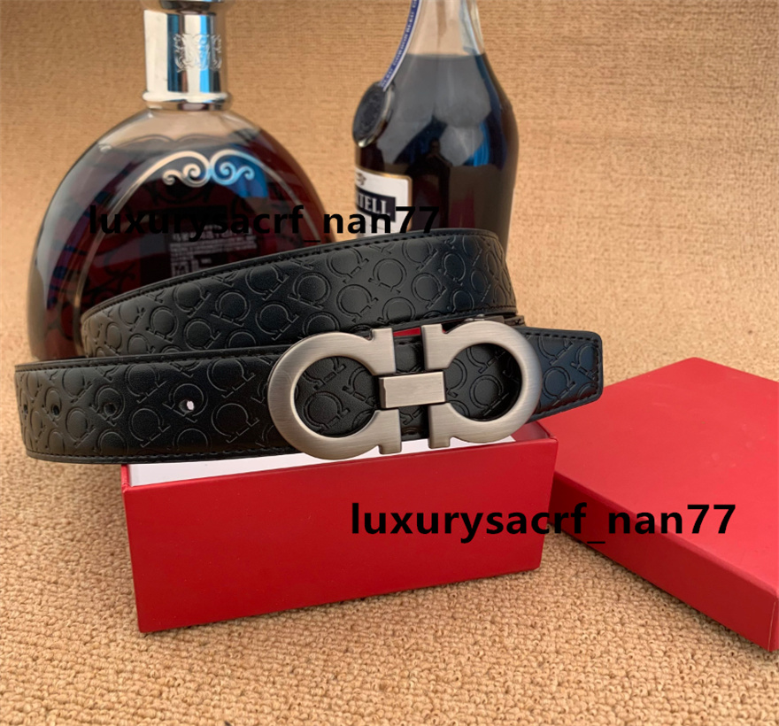 Luxury belt men belts for women mens belt luxury belt length 100CM-125CM woman belt fashion casual letter smooth buckle designer belt with box Genuine Leather F L belt