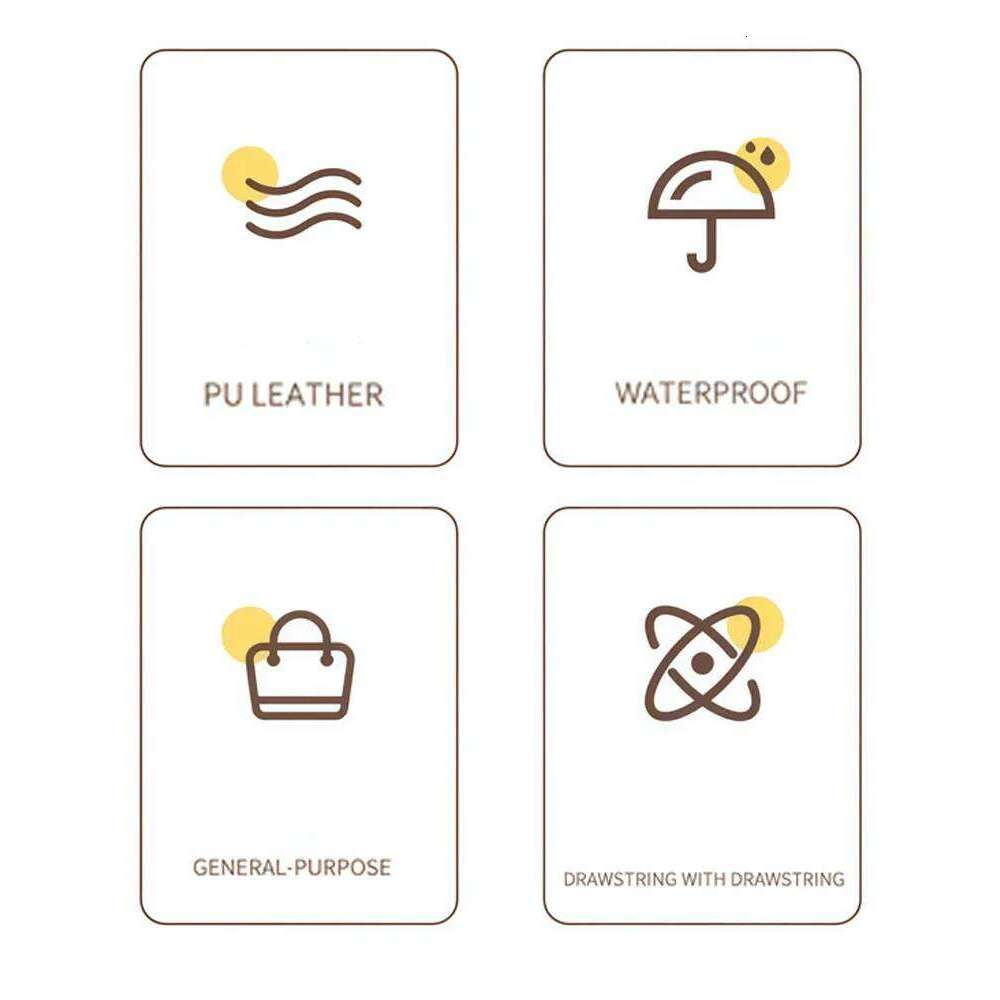 1PC Autumn and Winter New Ladies' lazy drawstring makeup portable waterproof travel toiletries bag, hand-held storage bag Y260206