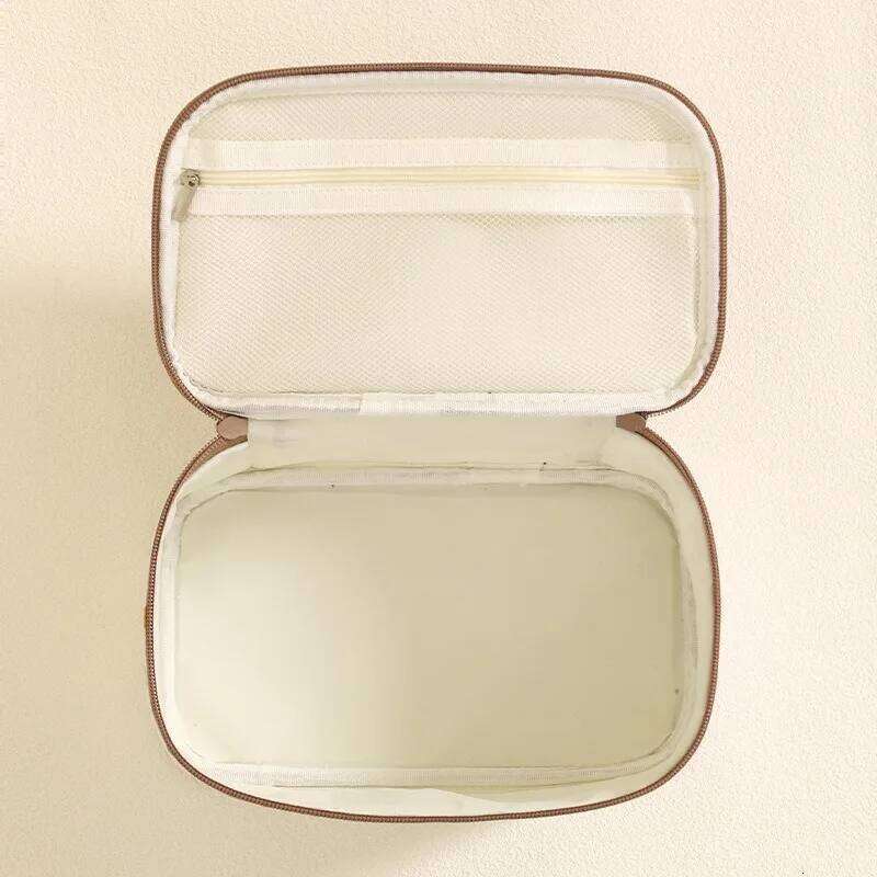 Milk Tea Bear World Cover Travel Storage Cartoon Cosmetic Bag Large Capacity2025New style Y260206