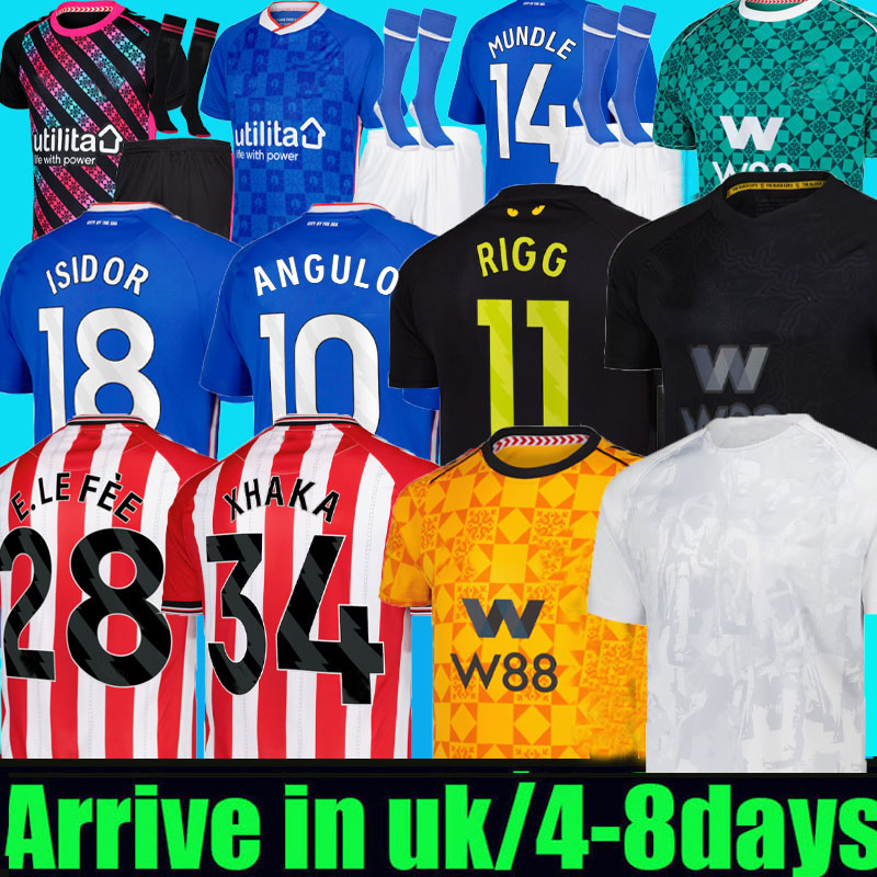 S-4XL 25 26 sunderland soccer jersey Isidor AWAY third Blackout Diarra Adingra Mayenda Rigg angulo ba CLarke ALDERETE 2025 2026 football shirts top men kids kit 3RD
