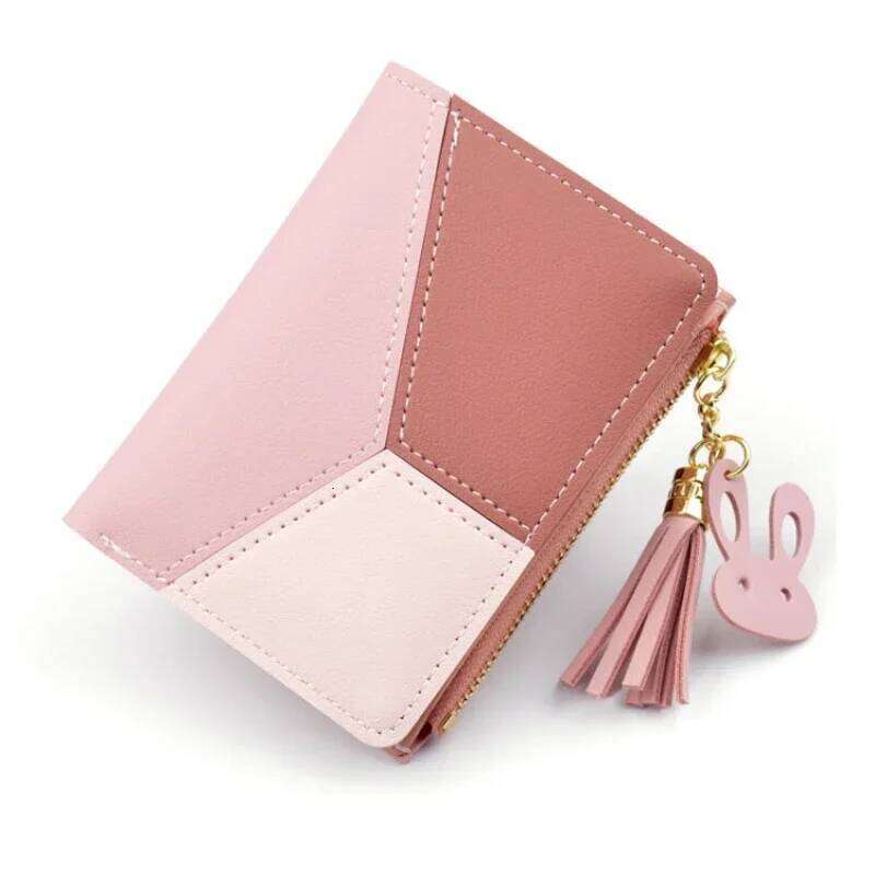 PU Women's Wallet Made of Leather Women Card Holder Foldable Portable Lady Coin Purses Y260206