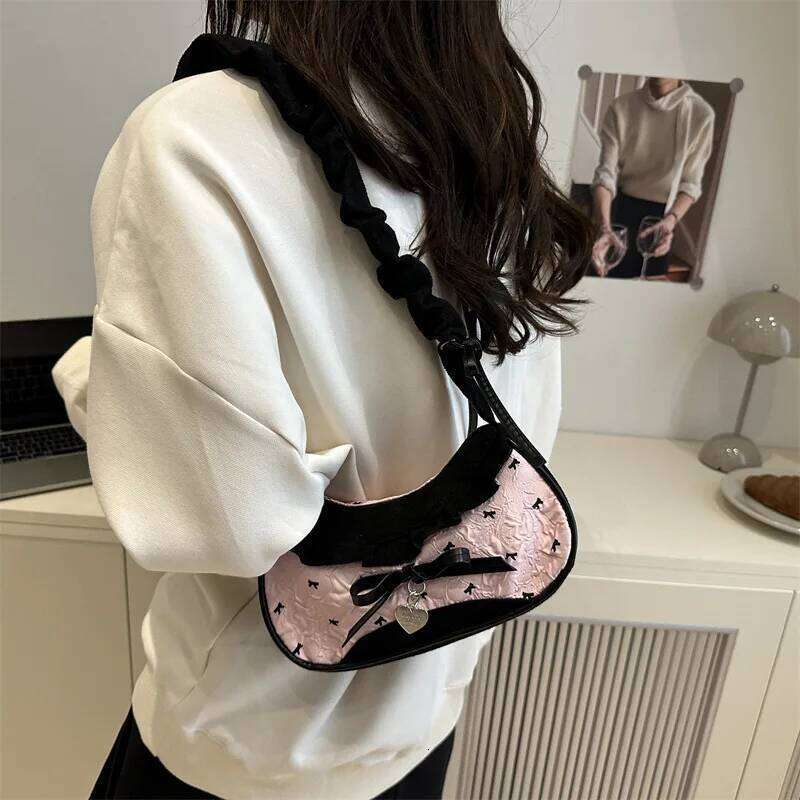 Fashionable Casual Hand-held Versatile Commuting Tote Large Capacity Student School Bag, Single Shoulder Underarm Bag Z260207 - view 3