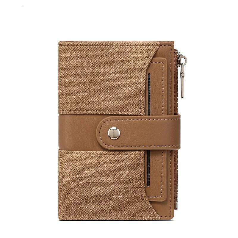 Short Card Holder Ladies Wallet 2025 New Patchwork PU Leather Woman Fashionable Girls Coin Purse Y260206