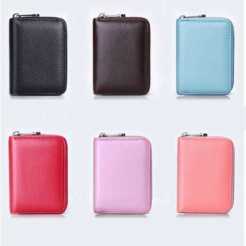 ID Holders Bank Credit Bus Cards Cover Anti Demagnetization Coin Pouch Wallets Bag Business Zipper Card Holder Organizer Y260206