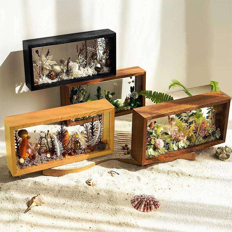 Transparent Floating Dried Flower Depth 5cm Specimen/DIY Handicraft/Action Figure Display Picture Frame Home Decor S260205