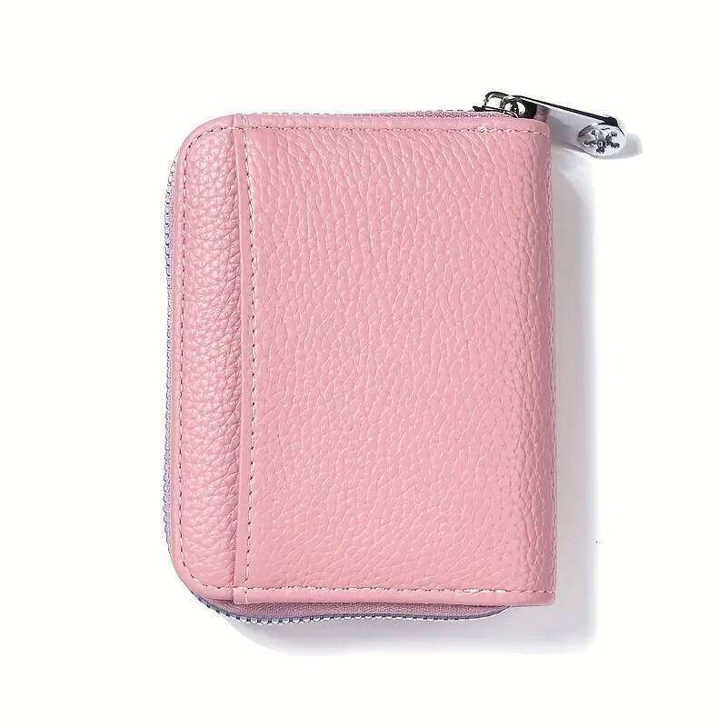 A New Style Women'S Simple Ladies' Purse, Fashionable Multi-Functional Mini Wallet, Short Lychee Pattern Coin Purse Y260206