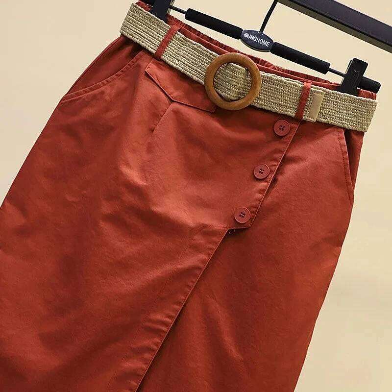 Pants Skirt for Women Shorts Summer Wide Leg Blue High Waist Straight-legged Pockets Woman Short Black Korean Fashion Culotte XJ260206