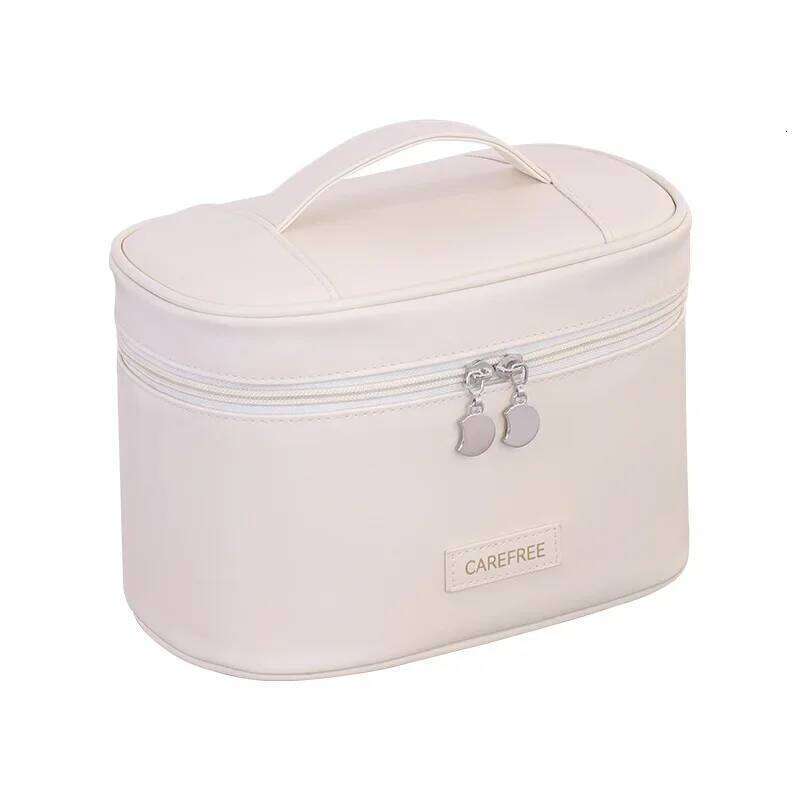 Bag for Women Large Capacity Travel Cosmetic Organizer with Brush Holder Waterproof Toiletry Pouch Portable Makeup Case Y260206