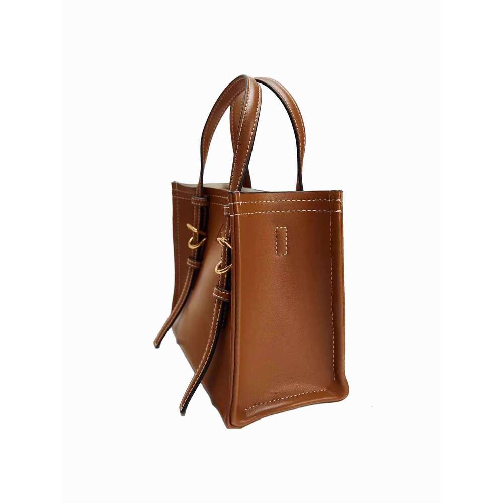 Cross border 2024 brown yellow handbag autumn new product, versatile single shoulder crossbody bag for work, commuting, leisure Y260205