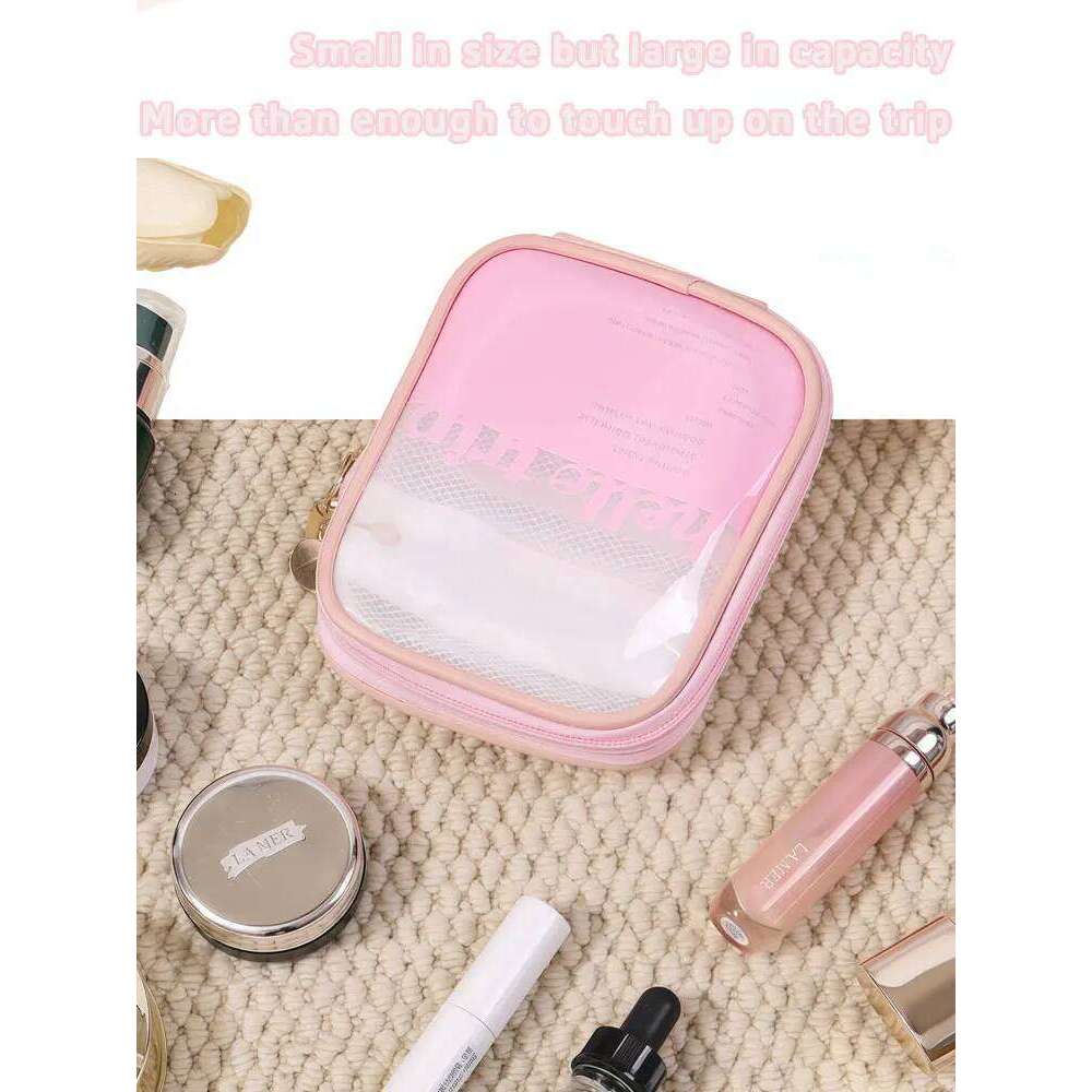 1PC Autumn Winter new portable lipstick storage personal touch-up makeup travel skincare products and toiletries bag Y260206