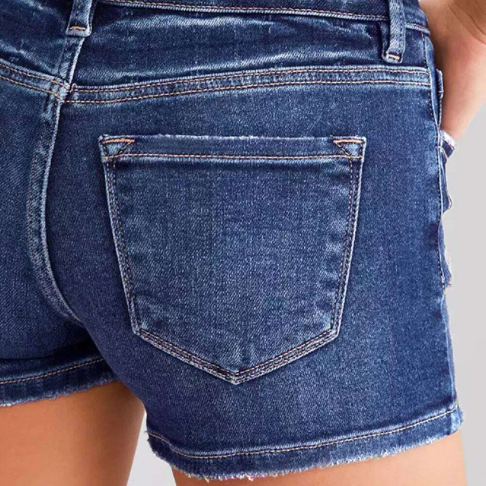 Women Summer Denim Shorts Ladies Ripped Hole Jeans Short Pants Ropa para mujer XJ260206
