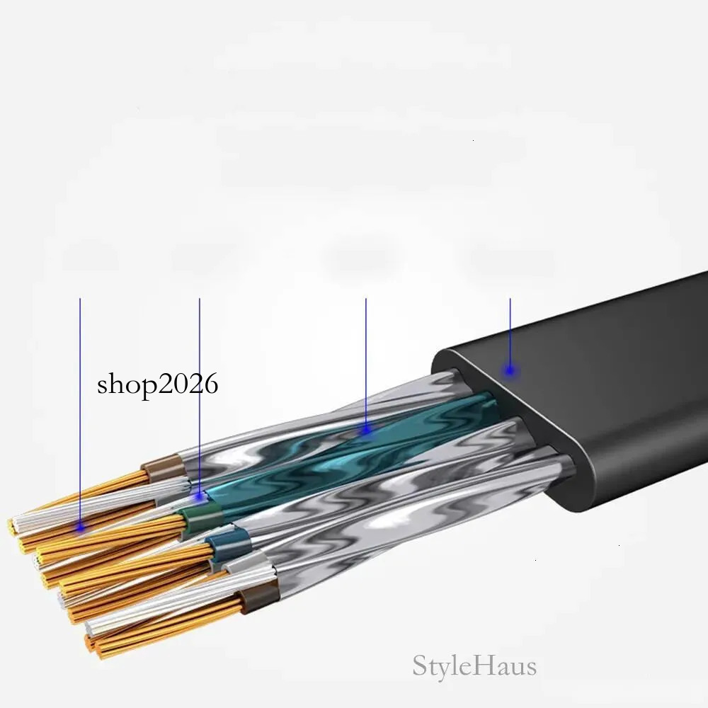 UCER Ethernet Lan SFTP Round RJ45 Network for Router Modem PC Cable