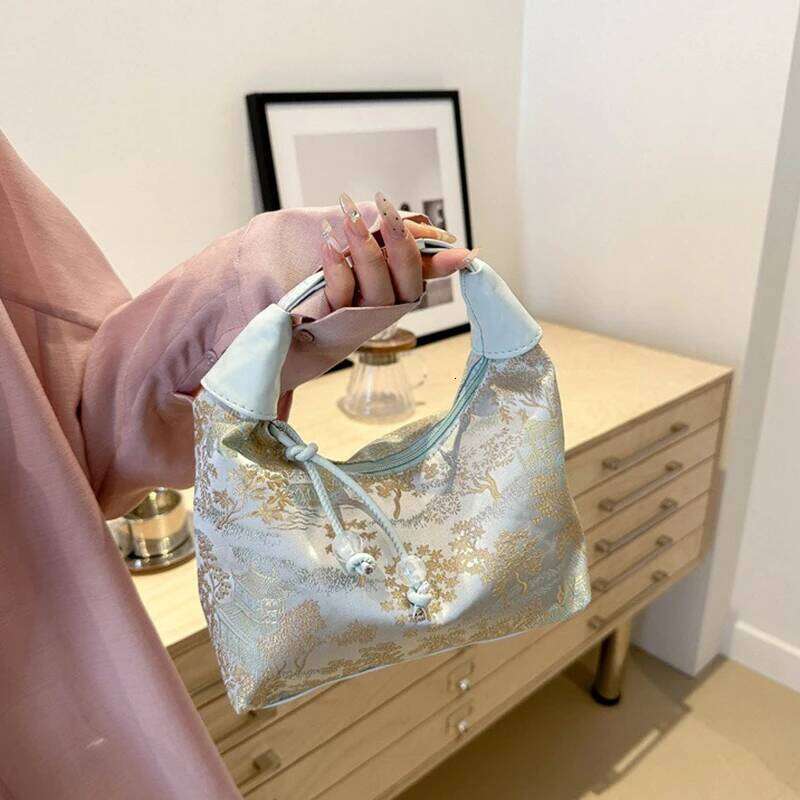 New Chinese Style Fine Embroidery Ladies Handbags 2025 Summer Fashion Shoulder Bag Crossbody Daily Party Tote Handbag for Women Y260205