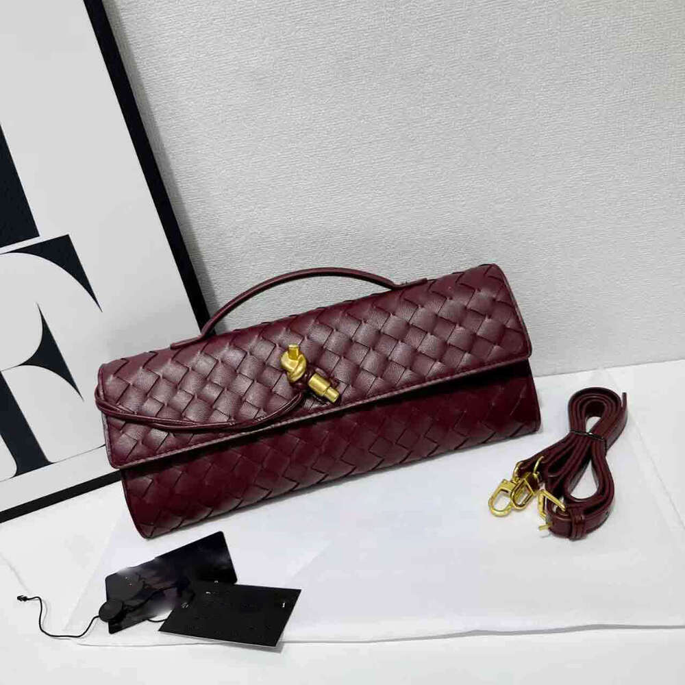 Famous brand Luxury shoulder bag Hobo leather rectangular women s new handbag woven underarm Niche phone high end single horizontal SENYY