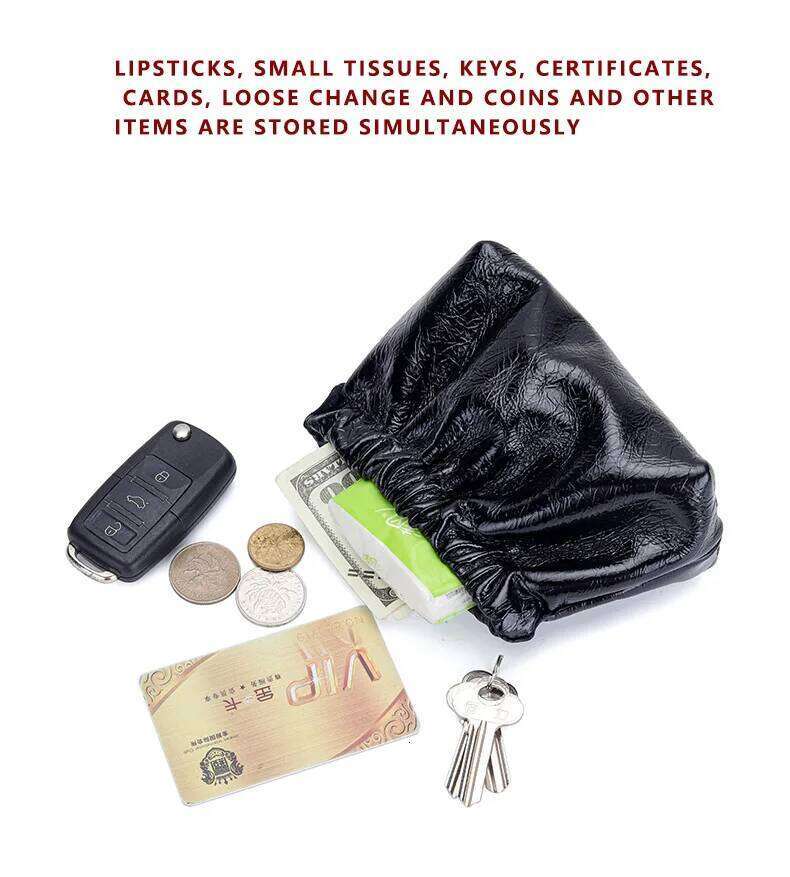 Genuine Leather Women Wallet Cowhide coin purse For Ladies clip Money Pocket clutch Lipstick headphone storage pouch bolsos Y260206