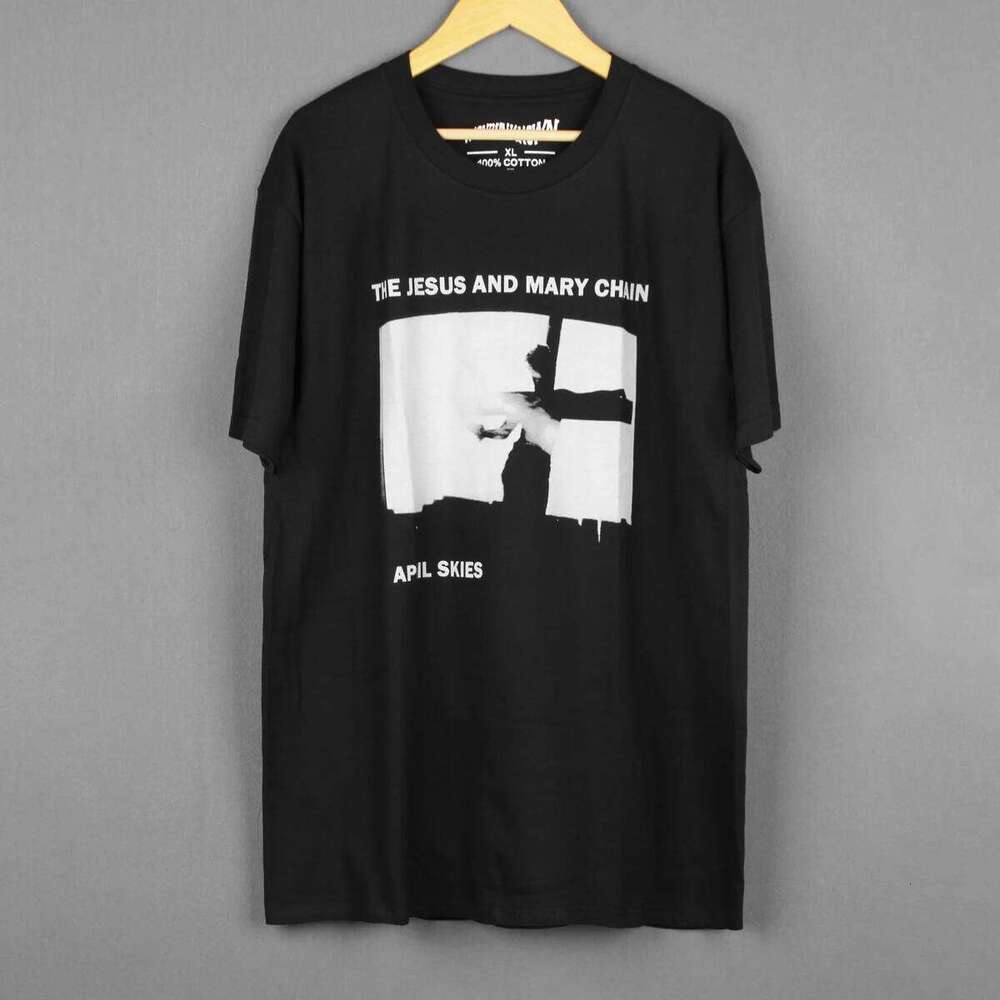The Jesus And Mary Chain T-Shirt April Skies Indie Rock Shoegaze Post-Punk Band New Order Men's Short Sleeves Shirt X260207