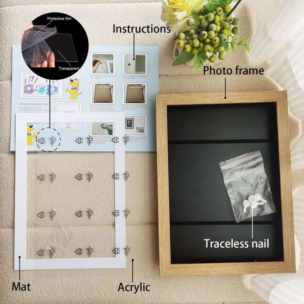 Children Art Frames Magnetic A3 A4 Changeable Kids Frametory for Drawing Paintings Pictures Display Storing Photo Frame S260205 a37