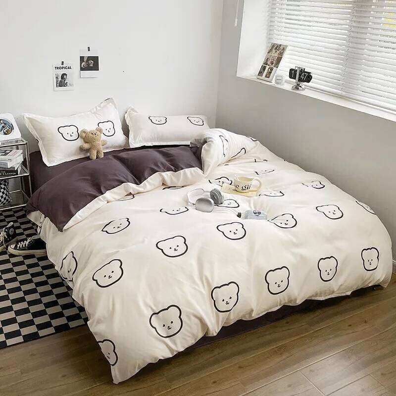 3/4PCS/Set Warm Duvet Various in Autumn Winter Spring Soft Bedding Covers Suitable for All Seasons Bed Sack XJ260206