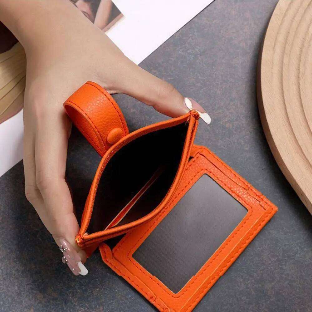 Multi-card Slot Holder Ultra Thin PU Leather Wallet Multi Pockets Change Storage Card Bag Store Credit Cards Y260206