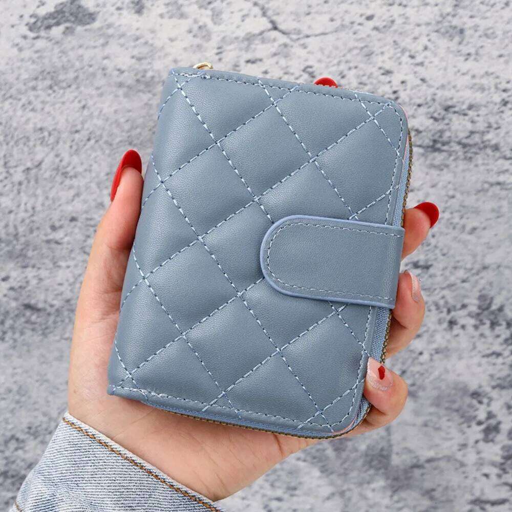 Fashion PU Leather Short Zipper Hasp Large Capacity Slim Small Wallet Card Bag Holder Women Girls Y260206