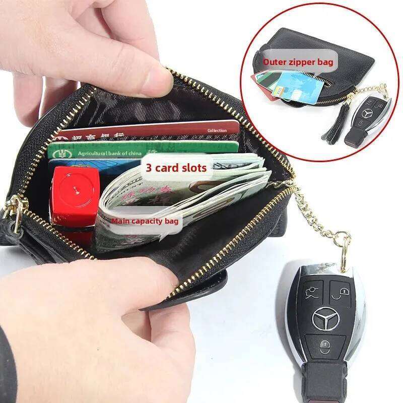 New Cute Elephant Cow Leather Women's Coin Purse Creative Card key lipstick storage bag Holder Wallet For Women Y260206