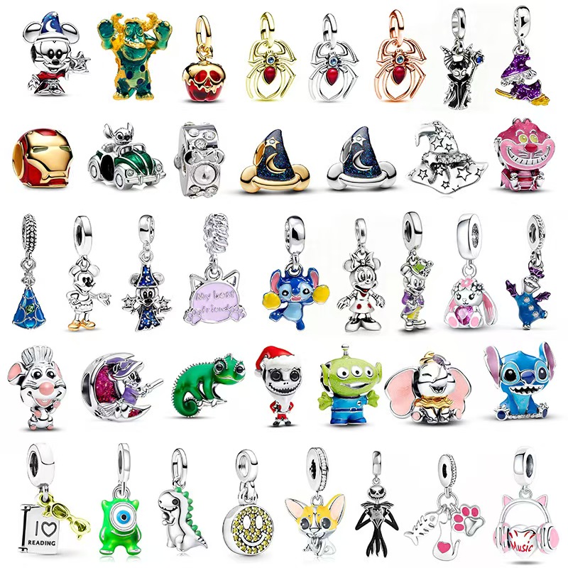 Designer Beads 925 Silver Charm for Bracelet Charm New Christmas Cartoon Beads DIY Accessories