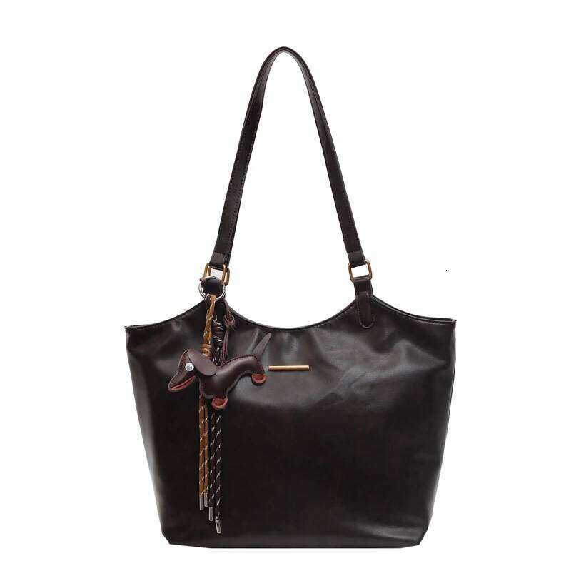 Women Vintage Shoulder PU Leather Retro Tote Handbag Large Capacity Fashion Underarm Female Travel Work Bag Z260207 - view 5