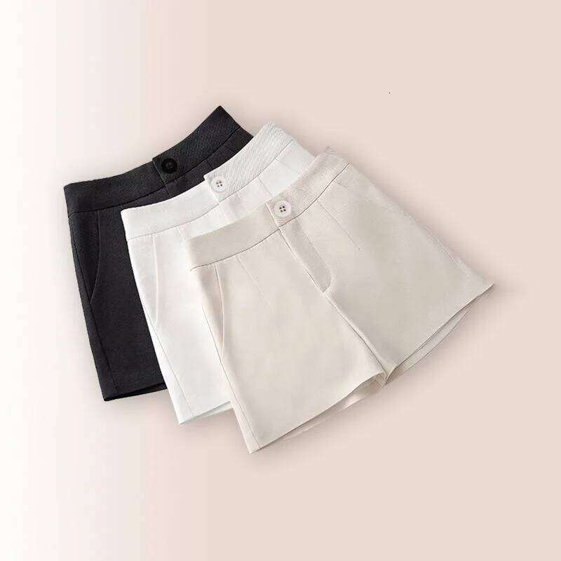 Koreon Fashion Women Suit Shorts Summer Streetwear Office Lady High Waist Solid All-match Loose New Casual Sports Short Pants XJ260206