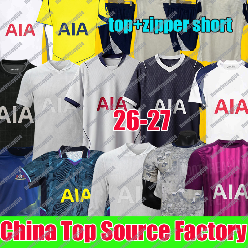 Tottenham Jerseys 26 27 Hotpsurs kits 1901 FA Cup 125th Anniversary Kit RICHARLISON KUDUS TOT Soccer Jerseys GALLAGHER COYS Jersey 2026 2027 XAVI THFC home away