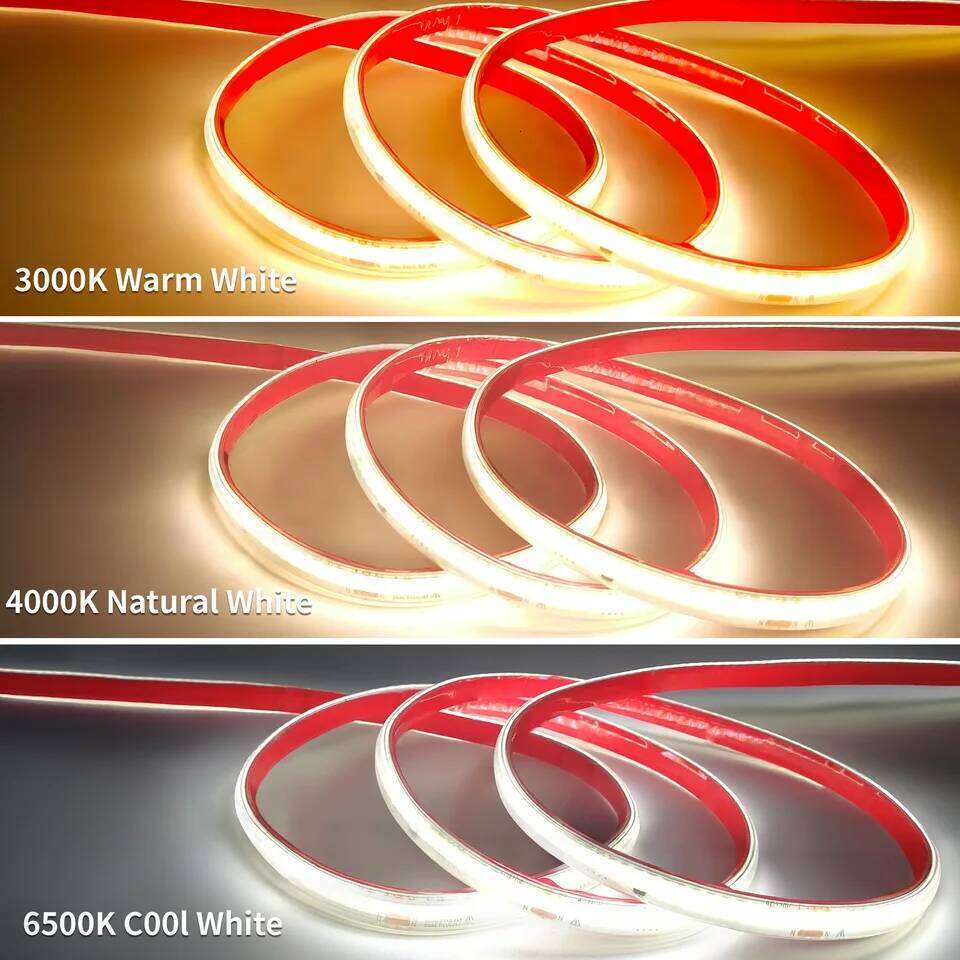 220V COB Strip Light 296 LEDs/m High Brightness Waterproof Flexible LED Tape Ribbon for Room Kitchen Outdoor Lighting 230V Z260206