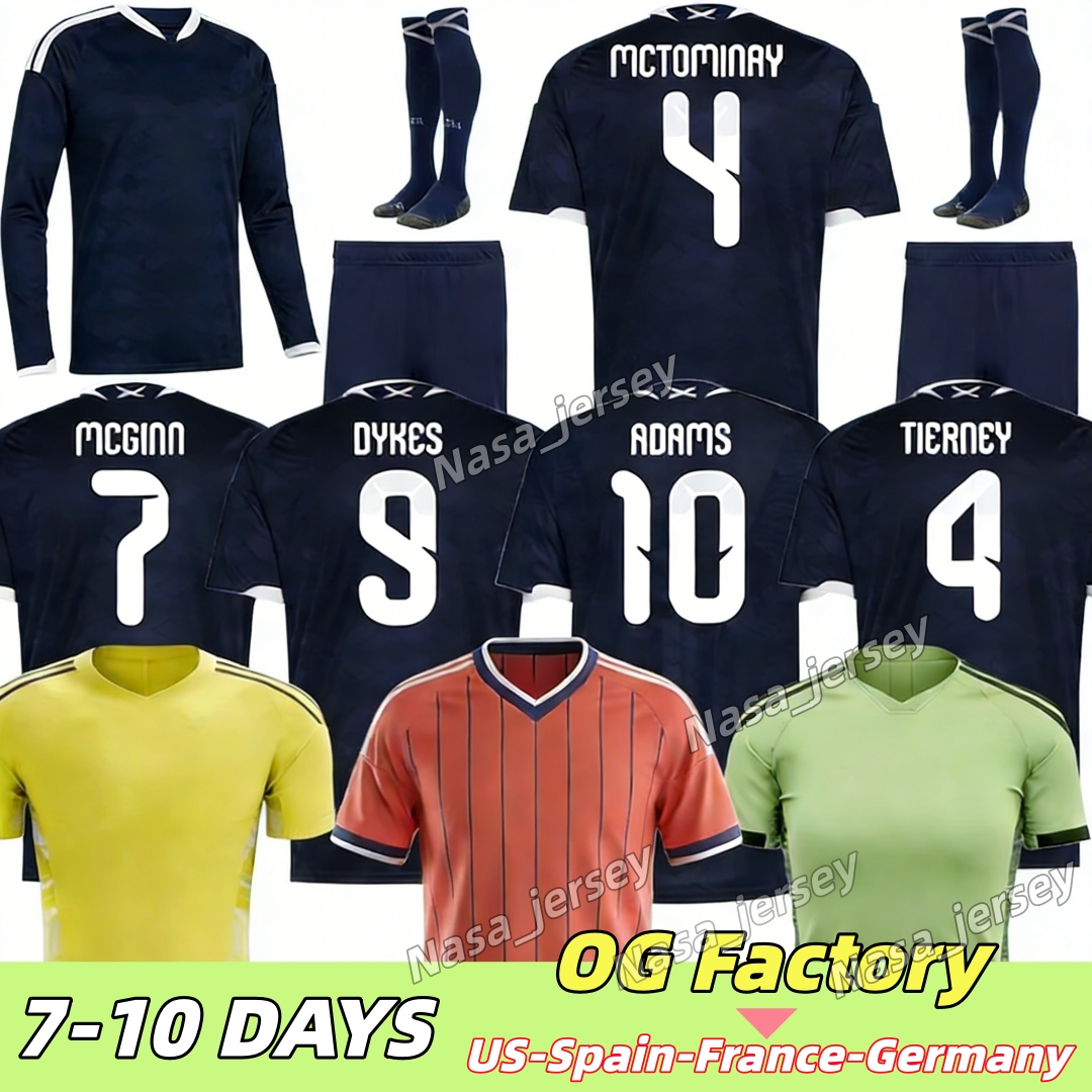 2026 ScotLanD football Shirts 150th McGINN Soccer Jerseys blue Special edition TIERNEY DYKES ADAMS football Kits 2026 2025 ROBERTSON CHRISTIE McGREGOR uniforms