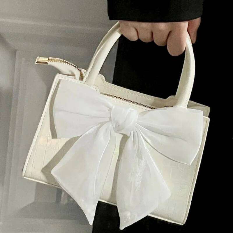 Fashion Women's Clutch Purse Handbags Summer Pink Bowknot Female Underarm Bags Sweet Girl's Small Square Shoulder Messenger Bag Z260207 - view 6