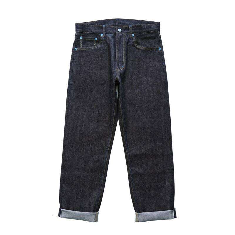 Sauce Zhan SZ6601-10OZ Men Selvedge Sanforized Denim Summer Indigo Jeans for Man Regular Fit Straight Leg 10 Oz X260207