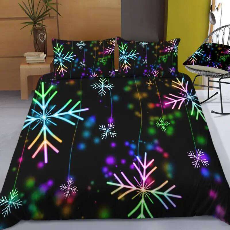 Stars Bedding Night Sky Kids Girls Boys Duvet Set Dark Blue Home Textiles Galaxy Bedclothes Men Women Soft Quilt Cover XJ260206
