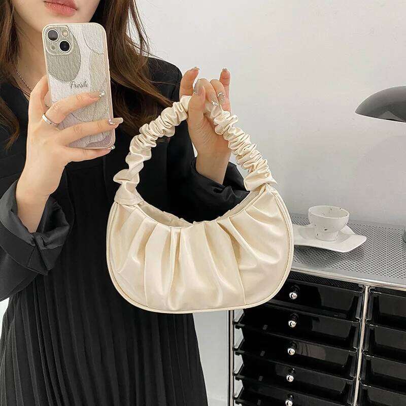 Cloud Pleated Handlebags Designer Handbag Women's Single Crossbody Dumpling Tote Armpit Shopping Shoulder Bags Underarm Bag Y260205