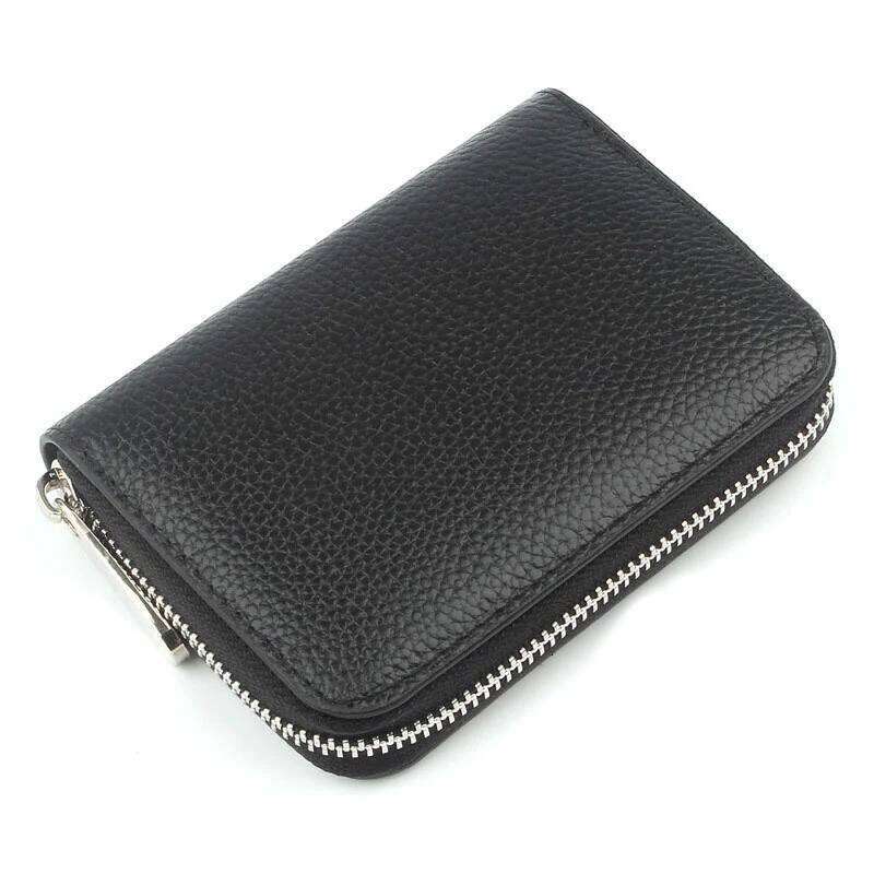 Free Custom Letters Genuine Japanese style Top Layer Cowhide Men's Short Zipper Wallet Women's Coin Purse Y260206