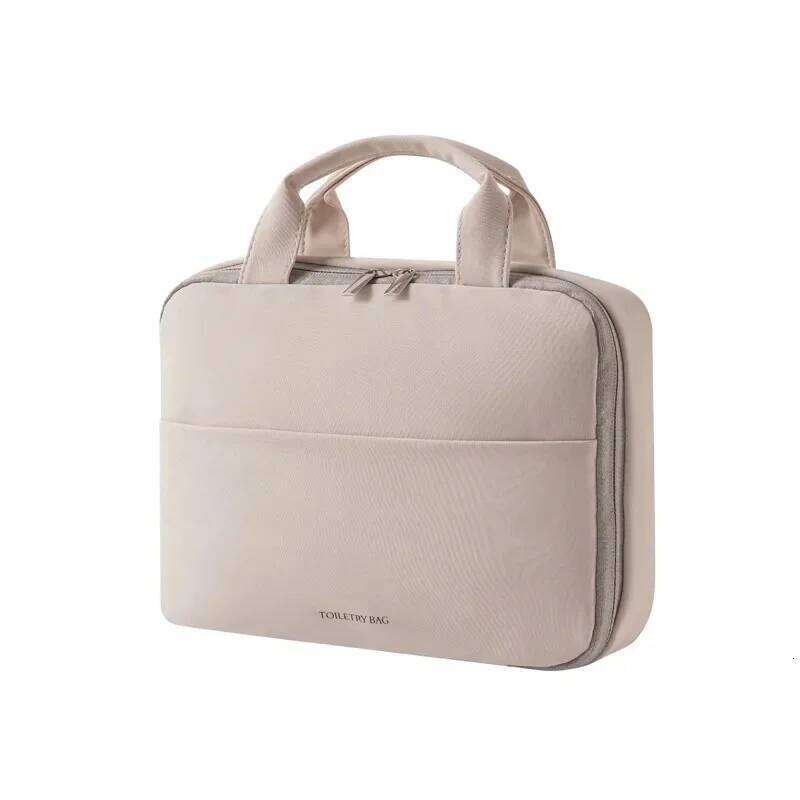 PU Large Capacity Wash Portable Travel Organizer Tolietry Cosmetic Storage Pouch Women Makeup Clutch Bag Y260206