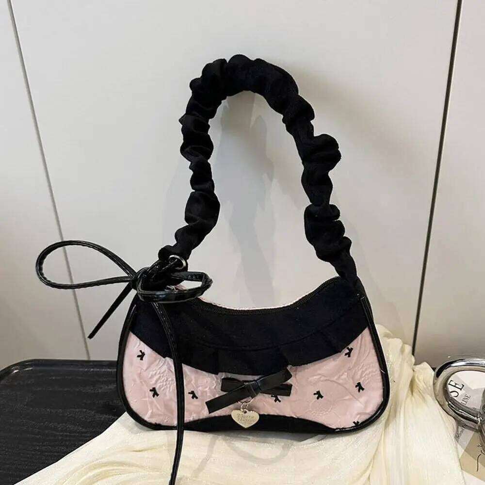 Fashion Grid Mini Handbags Adjustable Shoulder strap Korean Hand-held Commuting Single-shoulder Crossbody bag Underarm pouch Z260207 - view 7