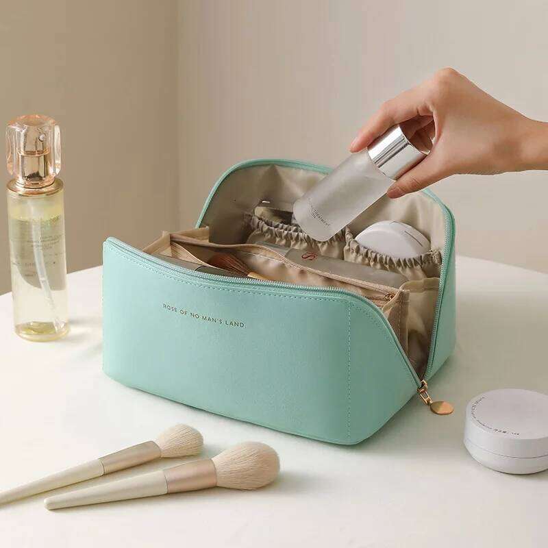 Makeup Organizer Female Toiletry Kit Bag Make Up Case Storage Pouch Lady Box Cosmetic Large Capacity Pillow Bags For Travel Y260206