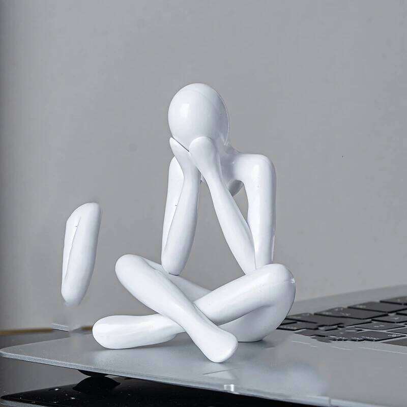 Artistic Living Abstract Figures Thinkers Plastic Handicrafts Cute Little Ornaments Room Decorations S260204