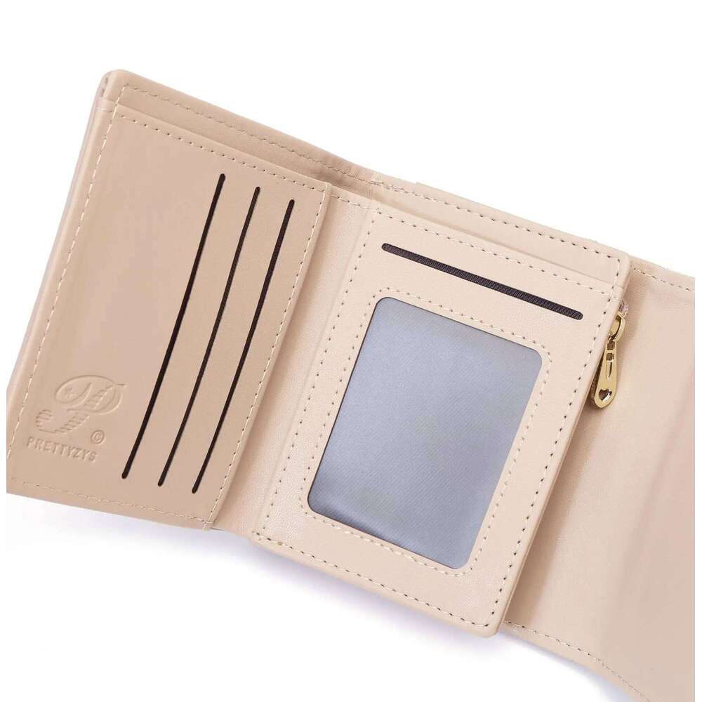 Purse women's new Japanese and South Korea small fresh PU simple fashion ladies short wallet multi-card niche teenage female stu Y260206